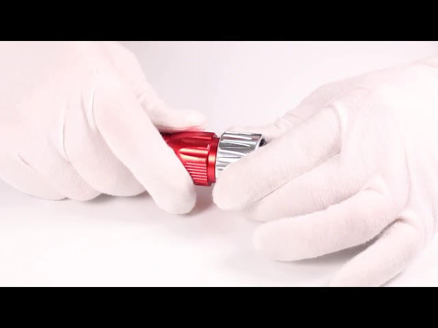 Zócalo masculino M20 del metal 4 del Pin de la prenda impermeable del panel del conector del enchufe femenino rojo del poder